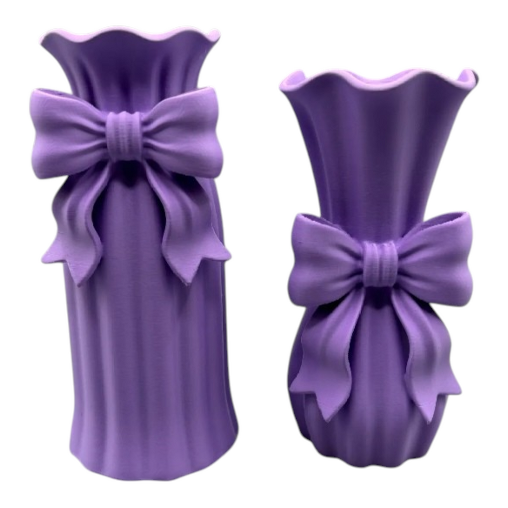 Set Vasi Decorativi con fiocco - Eleganza che fiorisce