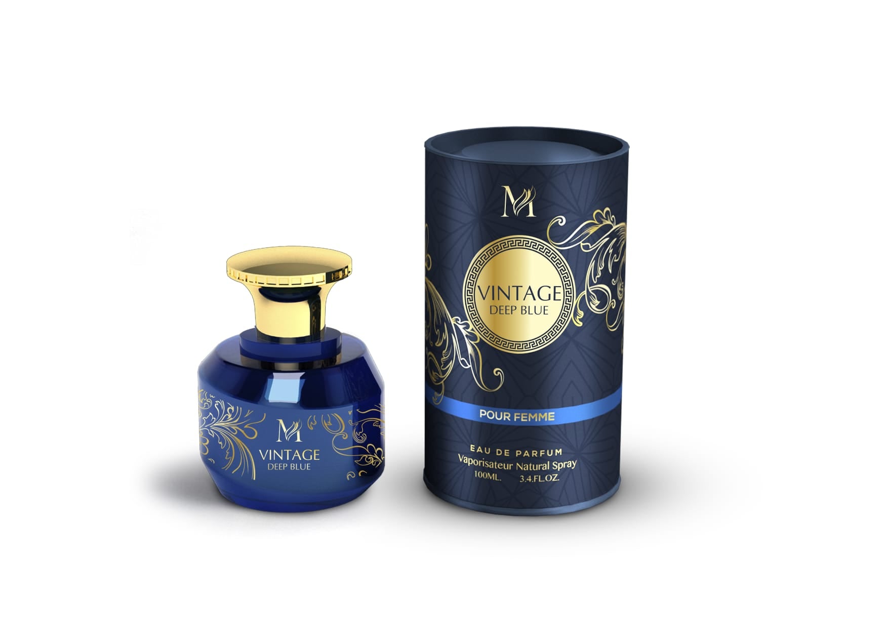 Vintage Deep Blue