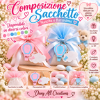 Sacchetto "Nascita e Battesimo" – Artigianato Handmade