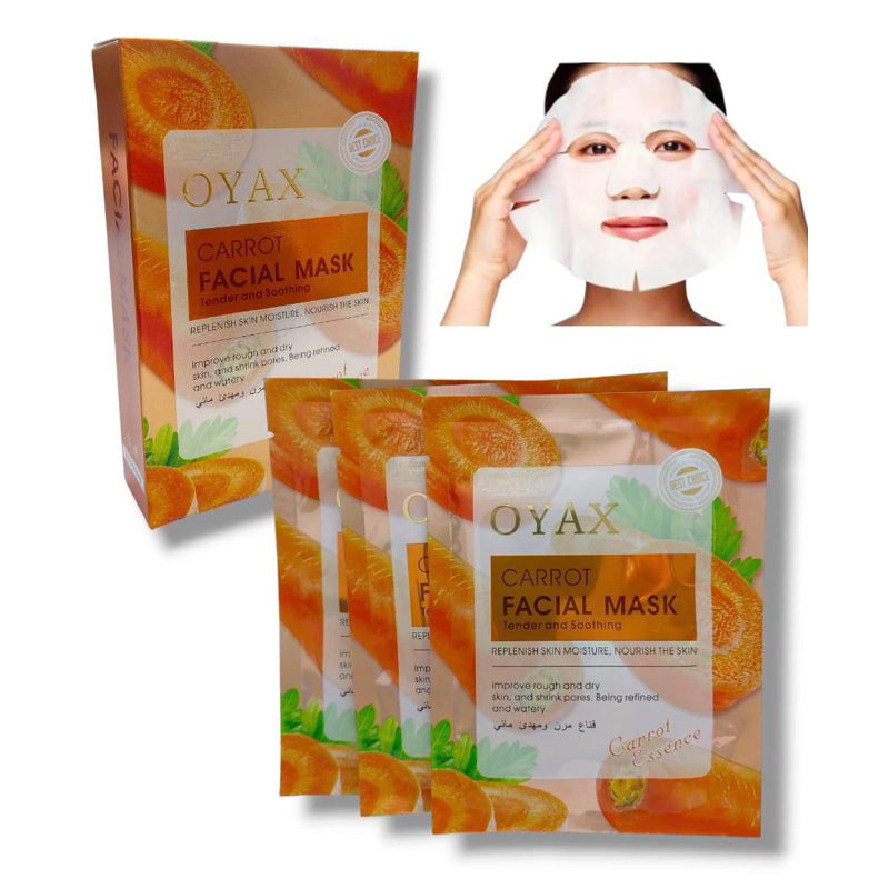 Maschera viso carota