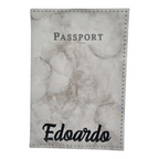 Porta passaporto uomo personalizzato con nome