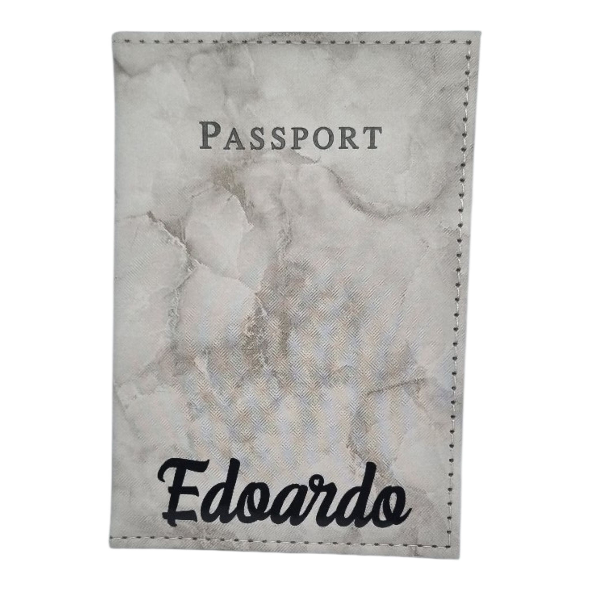 Porta passaporto uomo personalizzato con nome