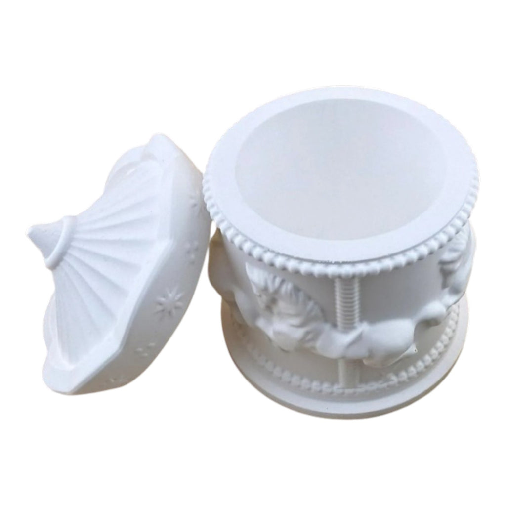 Bomboniera Giostra Carosello in Gesso