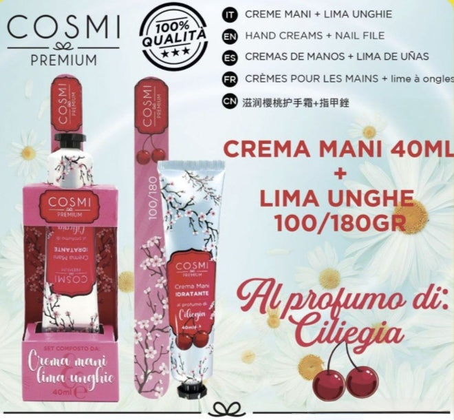 Crema mani + Lima unghie