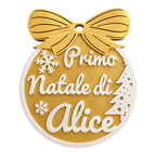 Pallina di Natale Personalizzata – Il Mio Primo Natale