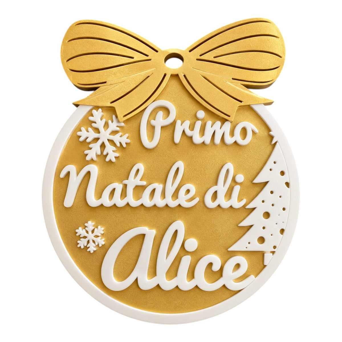 Pallina di Natale Personalizzata – Il Mio Primo Natale