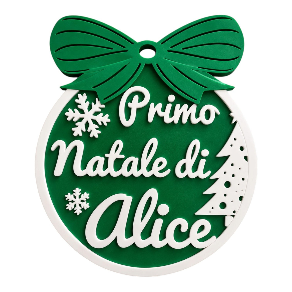 Pallina di Natale Personalizzata – Il Mio Primo Natale