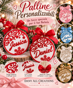 🎄 Pallina Natalizia Personalizzata con Nome
