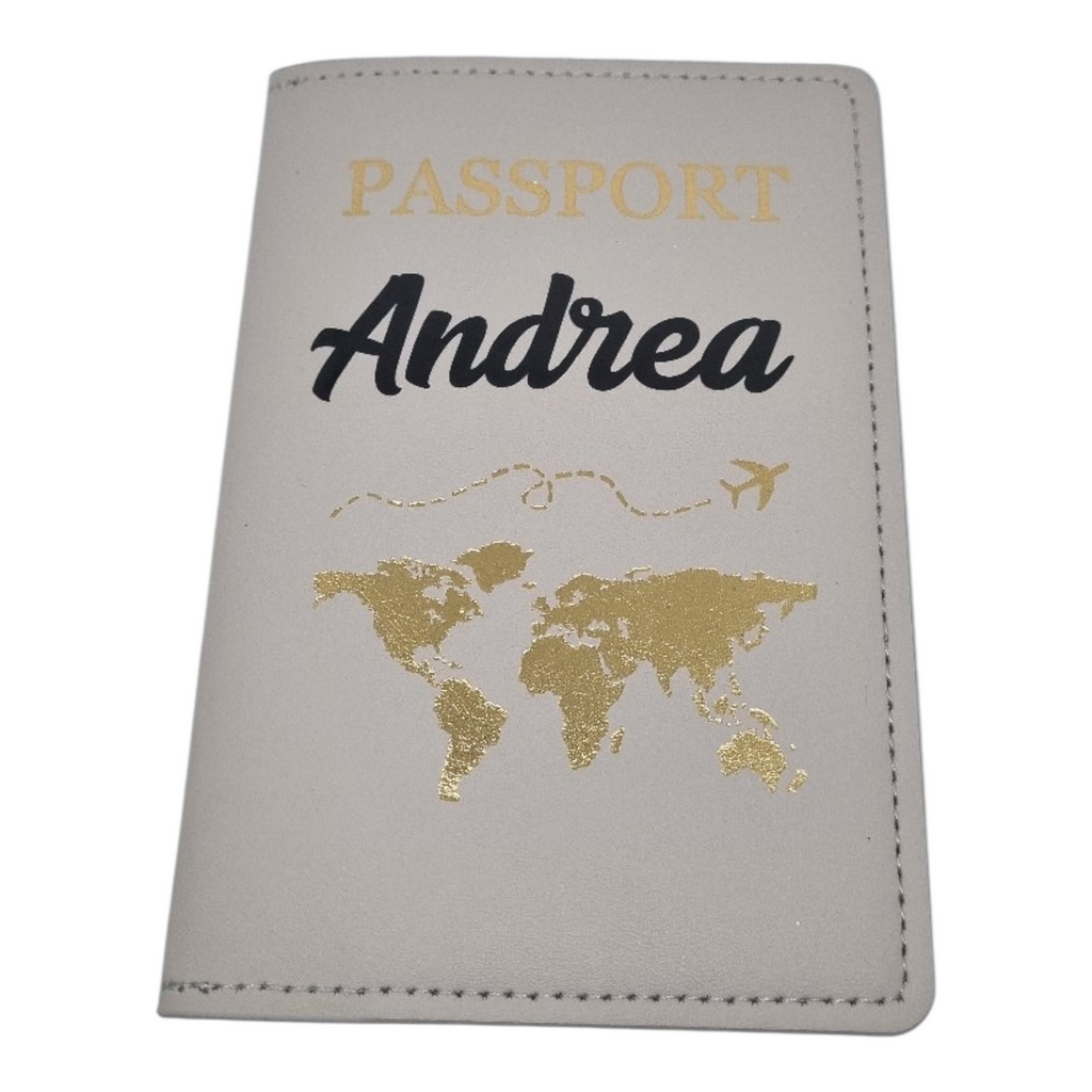 Porta passaporto uomo personalizzato con nome