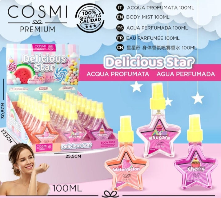Acqua Corpo Profumata Deliciuos Stars 100ml - Fragranze Miste