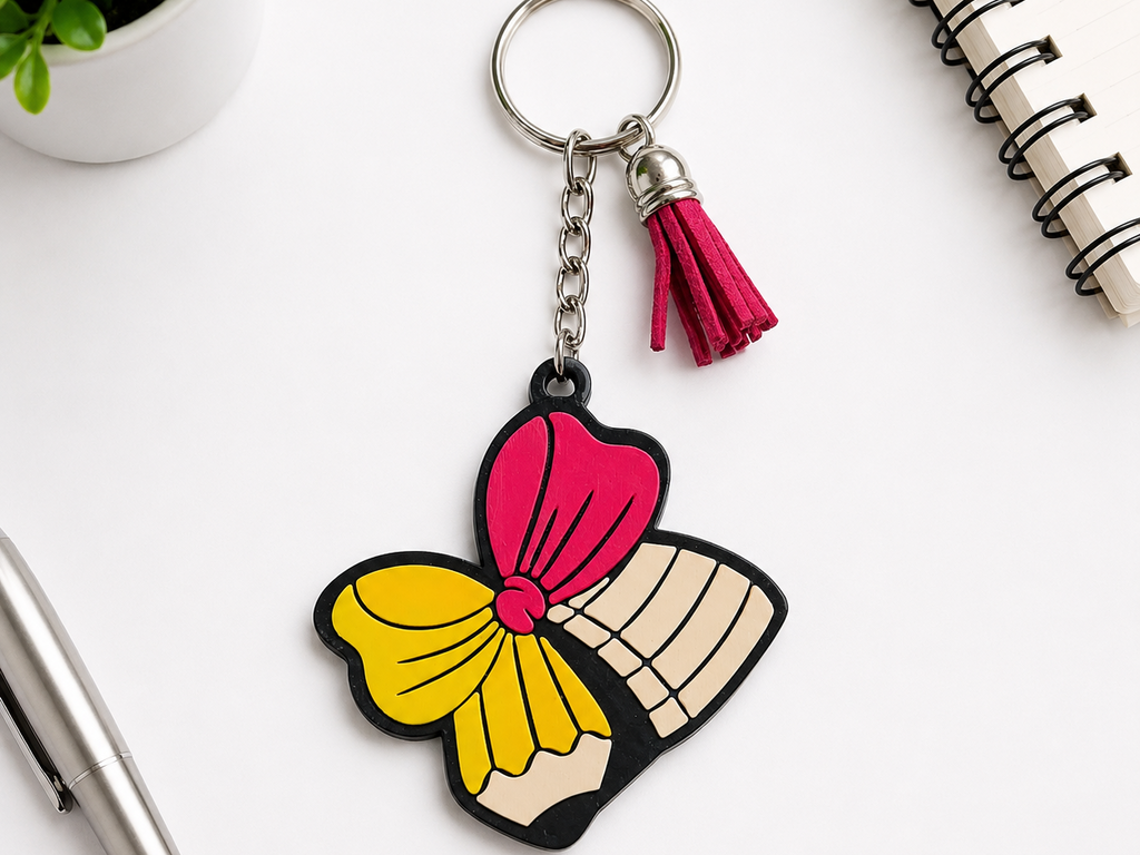 💖 Regalo Maestra Originale – Portachiavi Farfalla