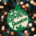 🎄 Pallina Natalizia Personalizzata con Nome