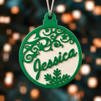 🎄 Pallina Natalizia Personalizzata con Nome